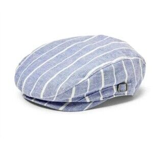 Janie & Jack Striped Linen Bld Newsboy Hat Size Toddler 2-3 NWT Preppy Nautical